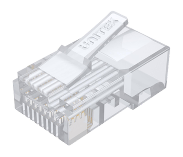 Unitek Wtyk modularny Pass-Through RJ45 Cat. 6 100 szt. - 1455236 - zdjęcie